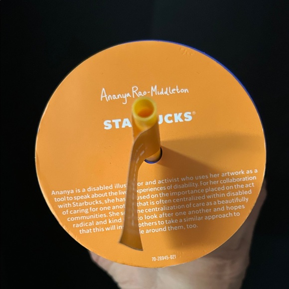 NWT Starbucks Holographic Illustrated Tumbler - ANANYA Rao-Middleton - Picture 5 of 12